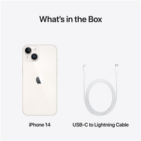 iphone 1 - Apple iPhone 14 256GB Starlight (Baltas) - 4 nuotrauka