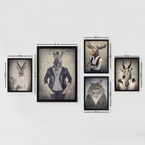 Foto paveikslas Wallity SET_055, 290 mm x 240 mm