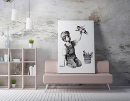 drobe tapybai - Foto paveikslas Wallity WY62 966BRS1224, 500 mm x 700 mm - 2 nuotrauka