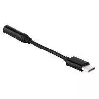 Adapteris USB Type C į 3.5 mm mini jack Female, juodas
