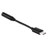3 5 mm usb c - Adapteris USB Type C į 3.5 mm mini jack Female, juodas - 2 nuotrauka