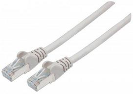 rj45 plug cat7 - Intellinet Patchkabel Cat6a-Stecker/Cat7-Rohkabel 15m grau - 1 nuotrauka