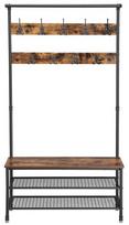 shoe rack - Songmics Coat Rack With Shoe Bench 100x41.5x182cm - 2 nuotrauka