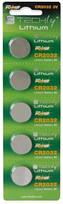 baterija cr2032 - Techly CR2032 Lithium Tablet Battery 5pcs - 1 nuotrauka