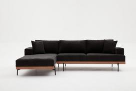Pirkti Kampinė sofa Hanah Home Liva, ruda/antracito, kairinė, 76 x 227 x 94 cm - Photo 1