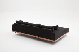 Pirkti Kampinė sofa Hanah Home Liva, ruda/antracito, kairinė, 76 x 227 x 94 cm - Photo 3