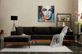 Pirkti Kampinė sofa Hanah Home Liva, ruda/antracito, kairinė, 76 x 227 x 94 cm - Photo 5