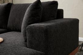 Pirkti Kampinė sofa Hanah Home Liva, ruda/antracito, kairinė, 76 x 227 x 94 cm - Photo 7