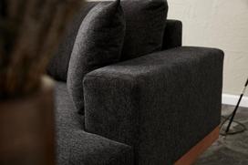 Pirkti Kampinė sofa Hanah Home Liva, ruda/antracito, kairinė, 76 x 227 x 94 cm - Photo 8