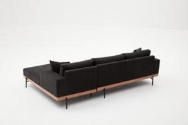 Pirkti Kampinė sofa Hanah Home Liva, ruda/antracito, dešininė, 76 x 227 x 94 cm - Photo 3