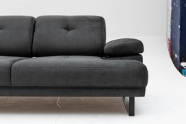 dviviete sofa lov - Sofa Hanah Home Mustang 2-Seat Sofa, antracito, 199 x 99 x 83 cm - 9 nuotrauka