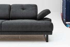 dviviete sofa lov - Sofa Hanah Home Mustang 2-Seat Sofa, antracito, 199 x 99 x 83 cm - 10 nuotrauka