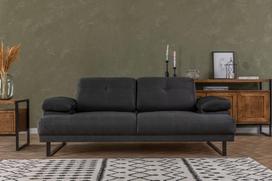 dviviete sofa lov - Sofa Hanah Home Mustang 2-Seat Sofa, antracito, 199 x 99 x 83 cm - 12 nuotrauka
