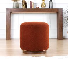 raudonos plyteles - Pufas Hanah Home Zeone 209FLF1145, raudonas, 42 cm x 42 cm x 43 cm - 3 nuotrauka
