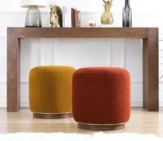 raudonos plyteles - Pufas Hanah Home Zeone 209FLF1145, raudonas, 42 cm x 42 cm x 43 cm - 5 nuotrauka