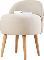 Pufas Hanah Home Corvile, kreminės spalvos, 48 cm x 42 cm x 47 cm