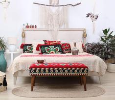 spalvoti pufai - Pufas Hanah Home Vezir v3, įvairių spalvų, 46 cm x 91 cm x 42 cm - 3 nuotrauka