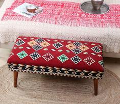 spalvoti pufai - Pufas Hanah Home Vezir v3, įvairių spalvų, 46 cm x 91 cm x 42 cm - 7 nuotrauka