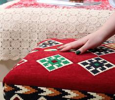 spalvoti pufai - Pufas Hanah Home Vezir v3, įvairių spalvų, 46 cm x 91 cm x 42 cm - 8 nuotrauka