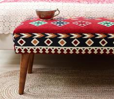 spalvoti pufai - Pufas Hanah Home Vezir v3, įvairių spalvų, 46 cm x 91 cm x 42 cm - 9 nuotrauka