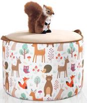 vaikiskas fotelis - Pufas Hanah Home Lodie v2, įvairių spalvų, 44 cm x 44 cm x 32 cm - 1 nuotrauka