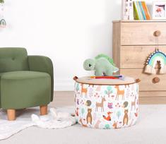 vaikiskas fotelis - Pufas Hanah Home Lodie v2, įvairių spalvų, 44 cm x 44 cm x 32 cm - 5 nuotrauka