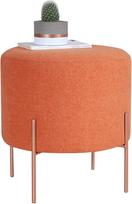 Pufas Hanah Home Copper 42, oranžinis/vario, 40 cm x 40 cm x 42 cm