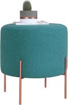 Pufas Hanah Home Copper 45, žalias/vario, 40 cm x 40 cm x 42 cm