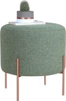 Pufas Hanah Home Copper 41, žalias/vario, 40 cm x 40 cm x 42 cm