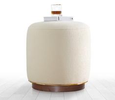 spalvoti pufai - Pufas Hanah Home Zeone 209FLF1147, kreminės spalvos, 42 cm x 42 cm x 43 cm - 2 nuotrauka