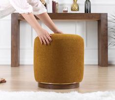 pufas zalia - Pufas Hanah Home Zeone 209FLF1146, alyvuogių žalia, 42 cm x 42 cm x 43 cm - 4 nuotrauka