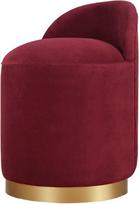 Pufas Hanah Home Dover Claret Red, raudonas, 50 cm x 45 cm x 70 cm