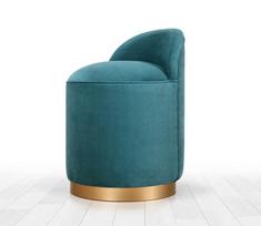 pufas zalia - Pufas Hanah Home Dover Petrol Green, žalias, 50 cm x 45 cm x 70 cm - 2 nuotrauka