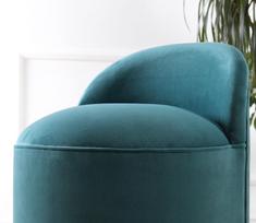 pufas zalia - Pufas Hanah Home Dover Petrol Green, žalias, 50 cm x 45 cm x 70 cm - 5 nuotrauka