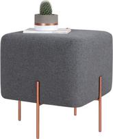 Pufas Hanah Home Copper 59, vario/tamsiai pilka, 40 cm x 40 cm x 42 cm