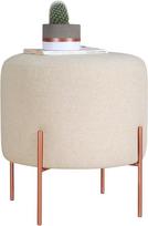 Pufas Hanah Home Copper 46, vario/kreminės spalvos, 40 cm x 40 cm x 42 cm