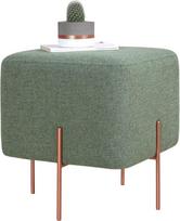 Pufas Hanah Home Copper 52, žalias/vario, 40 cm x 40 cm x 42 cm