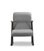 fotelis hanah - Supamasis krėslas Hanah Home Yoka, pilkas, 65 cm x 55 cm x 100 cm - 2 nuotrauka