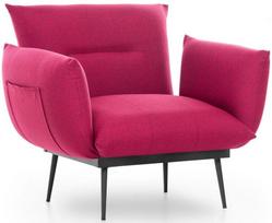 Fotelis Hanah Home Jax Solo GR105, raudonas, 60 cm x 80 cm x 95 cm