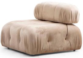 Fotelis Hanah Home Bubble O1, kreminės spalvos, 95 cm x 95 cm x 75 cm