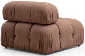 fotelis hanah - Fotelis Hanah Home Bubble O1 Bouclette, rudas, 95 cm x 95 cm x 75 cm - 2 nuotrauka