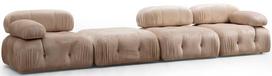 sofa kreslas fotelis - Fotelis Hanah Home Bubble L1, kreminės spalvos, 95 cm x 95 cm x 75 cm - 3 nuotrauka