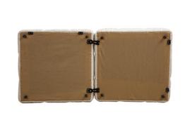 sofa kreslas fotelis - Fotelis Hanah Home Bubble L1, kreminės spalvos, 95 cm x 95 cm x 75 cm - 5 nuotrauka