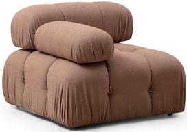 Fotelis Hanah Home Bubble L1 Bouclette, rudas, 95 cm x 95 cm x 75 cm