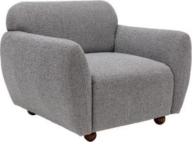 Fotelis Hanah Home Eddy 560ARE1727, šviesiai pilka, 90 cm x 86 cm x 86 cm