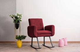 Supamasis krėslas Hanah Home Kono Maroon, raudonas, 86 cm x 52 cm x 99 cm