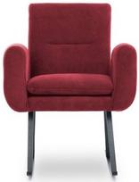fotelis hanah - Supamasis krėslas Hanah Home Kono Maroon, raudonas, 86 cm x 52 cm x 99 cm - 2 nuotrauka