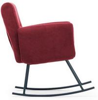 fotelis hanah - Supamasis krėslas Hanah Home Kono Maroon, raudonas, 86 cm x 52 cm x 99 cm - 3 nuotrauka