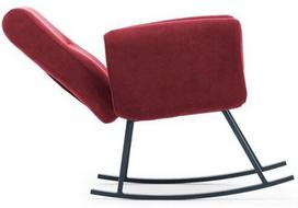 fotelis hanah - Supamasis krėslas Hanah Home Kono Maroon, raudonas, 86 cm x 52 cm x 99 cm - 4 nuotrauka