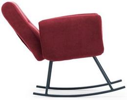 fotelis hanah - Supamasis krėslas Hanah Home Kono Maroon, raudonas, 86 cm x 52 cm x 99 cm - 5 nuotrauka